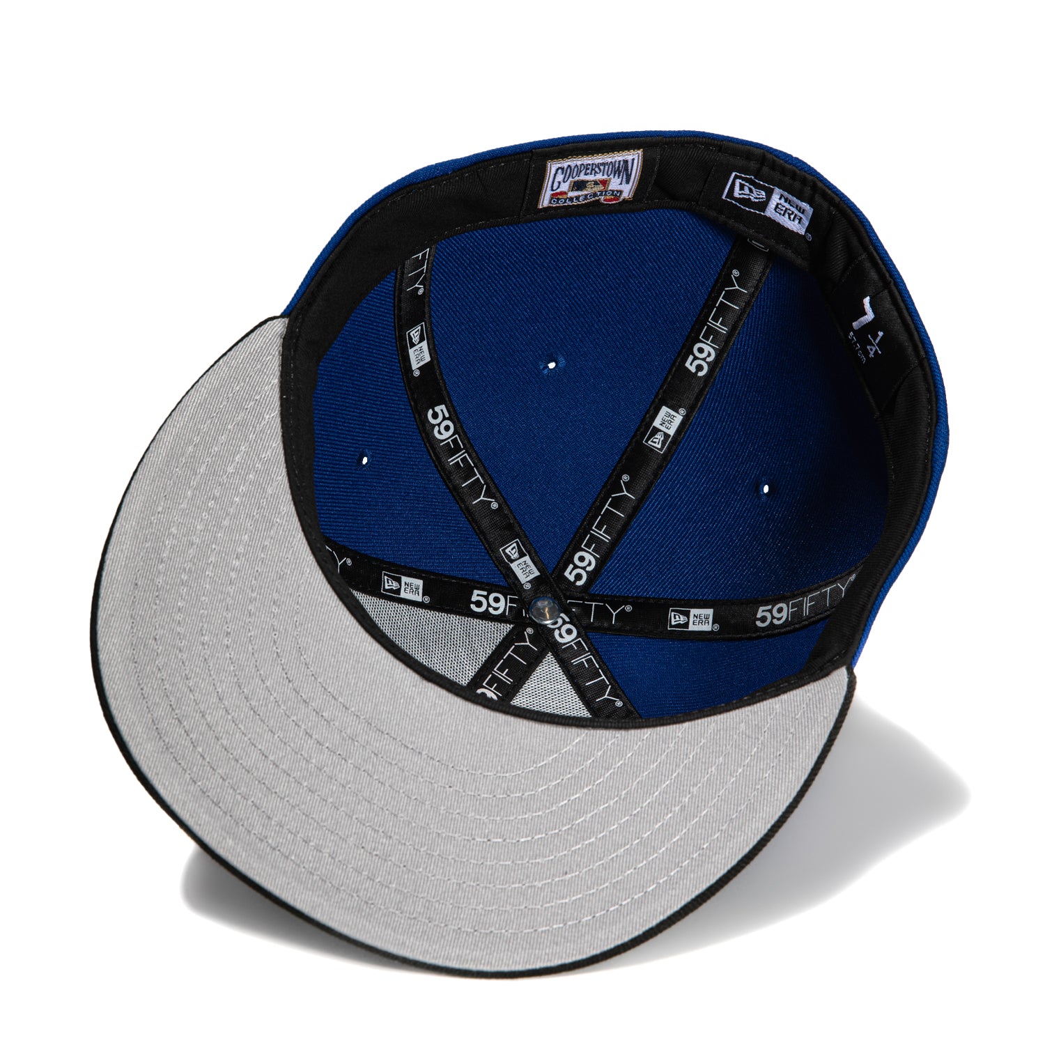 New Era 59Fifty Los Angeles Dodgers 100th Anniversary Patch Hat - Royal, Black, Red & Metallic Silver Colors | Official MLB Baseball Cap for Fans & Collectors | Perfect for Games, Gifts & Streetwear Fashion