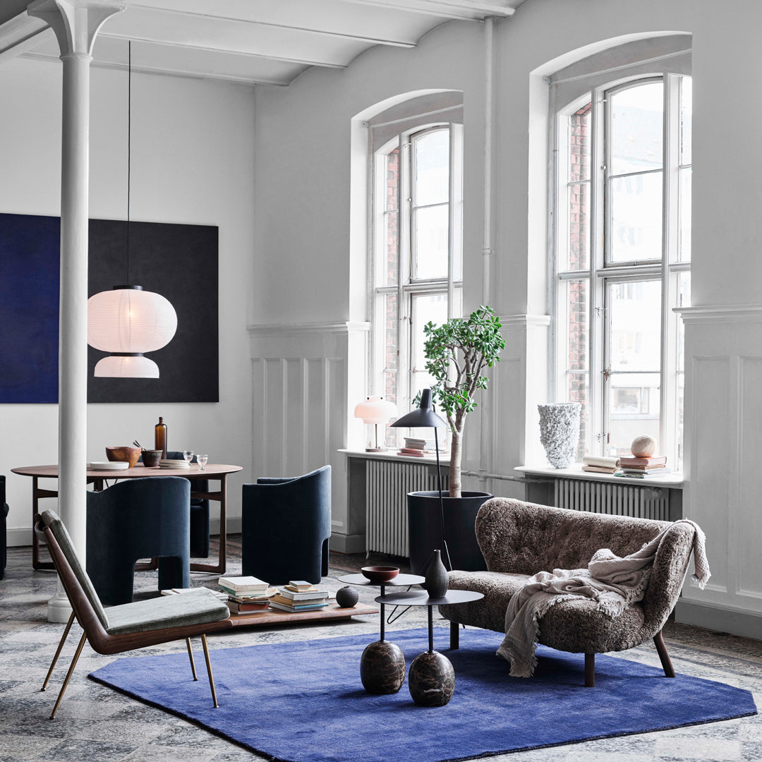 Formakami JH5 Pendant Light - Modern Paper Pendant Lamp for Dining Room, Living Room & Bedroom Lighting - Scandinavian Style Hanging Light Fixture