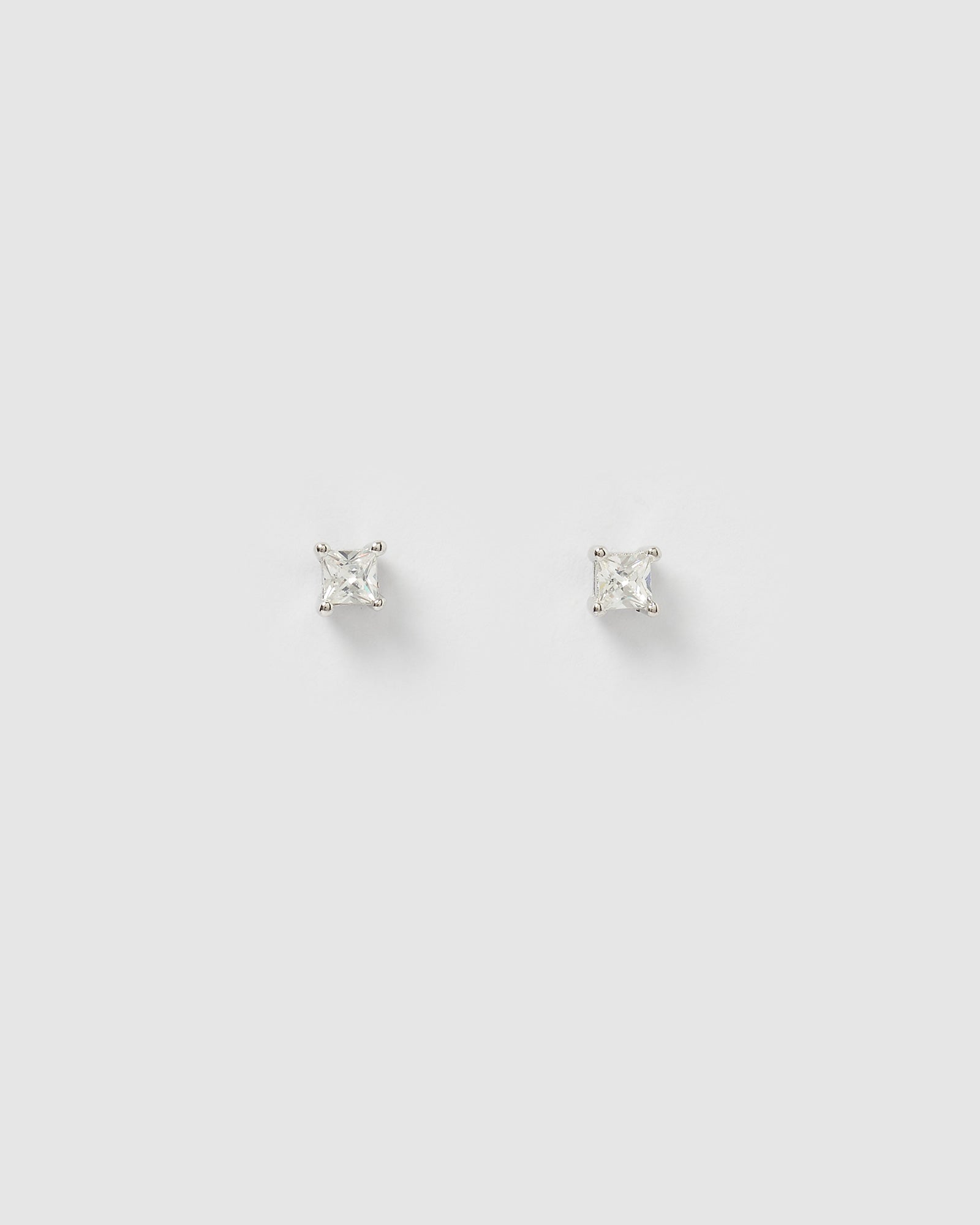 Izoa Dion Mini Stud Earrings - Sterling Silver Hypoallergenic Earrings for Women, Girls | Perfect for Everyday Wear, Gifts & Special Occasions