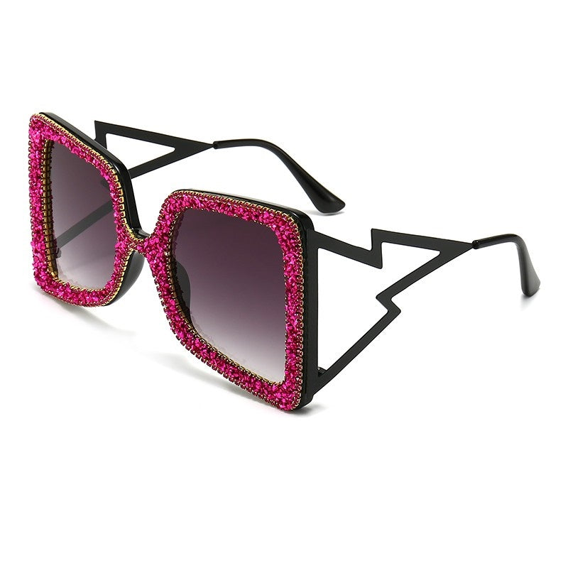 Stylish Pointed Drill Women's Sunglasses - UV Protection & Polarized Lenses for Outdoor Activities, Beach, Driving & Fashion