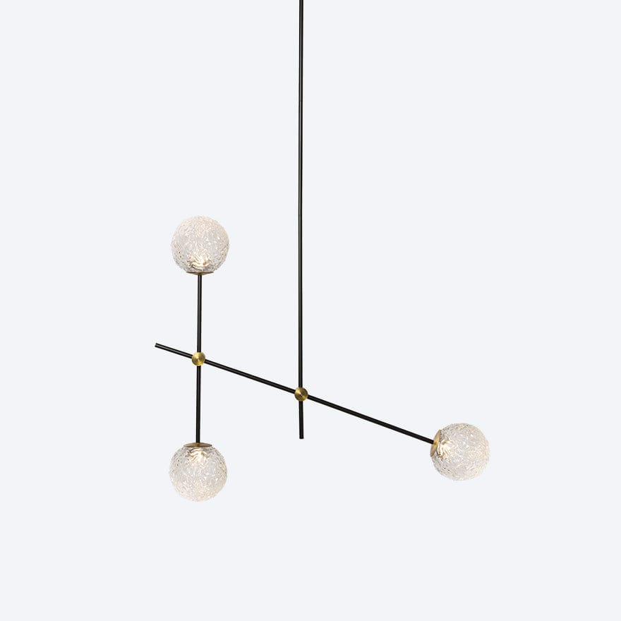 APENERA 3-Pack Modern Pendant Lights - Sleek Hanging Fixtures for Kitchen Island, Dining Room & Bedroom Lighting - Dimmable LED Chandelier for Home Decor