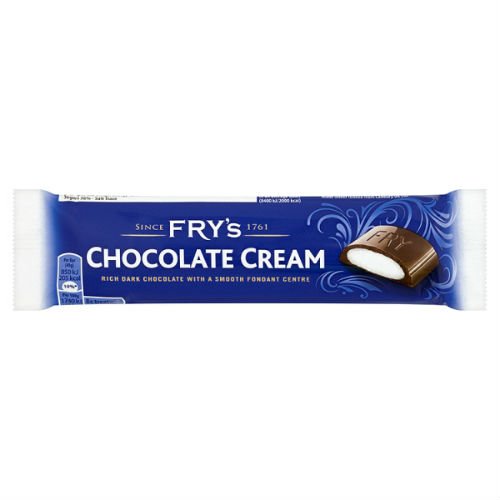 Fry's Chocolate Cream Bar 49G (Pack of 48) - Delicious Milk Chocolate with Creamy Filling - Perfect for Snacking, Gifts & Party Favors