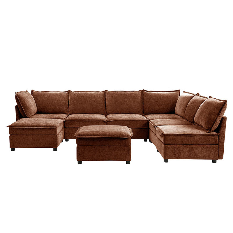 Harmetrix Oversized Soft Sectional Couch with Storage | Modern L-Shaped Sofa Bed with Hidden Compartment | Perfect for Living Room, Family Room & Small Spaces