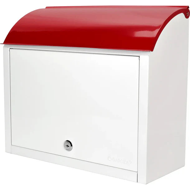 Barska CB13700 Retro Wall Mount Mailbox - Classic Decorative Outdoor Mailbox for Home, Farmhouse & Garden - Perfect for Front Porch, Yard & Rural House Decor