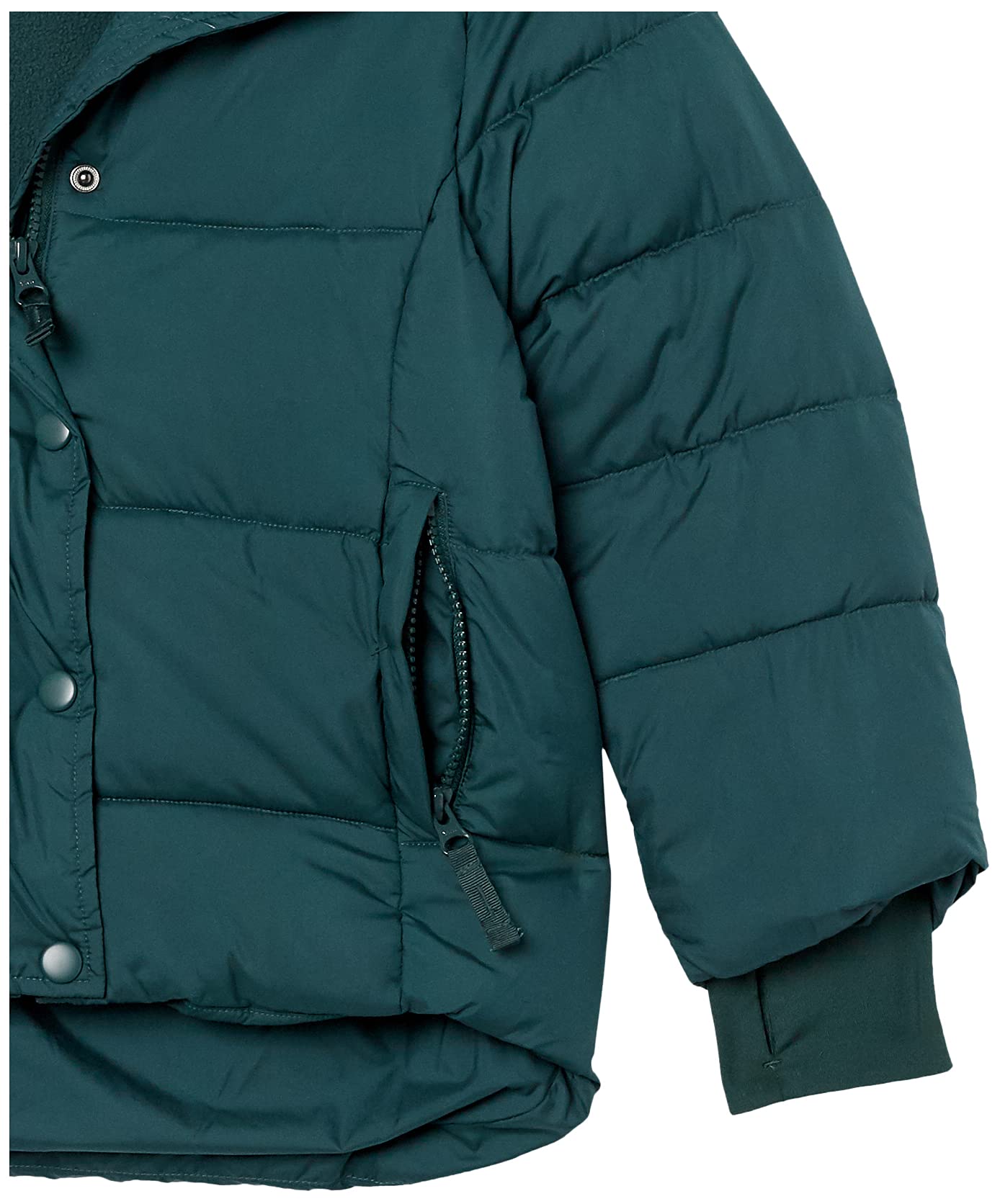 Amazon Essentials Girls & Toddlers Heavyweight Hooded Puffer Jacket - Warm Winter Coat for Kids Outdoor Play, School & Cold Weather Activities