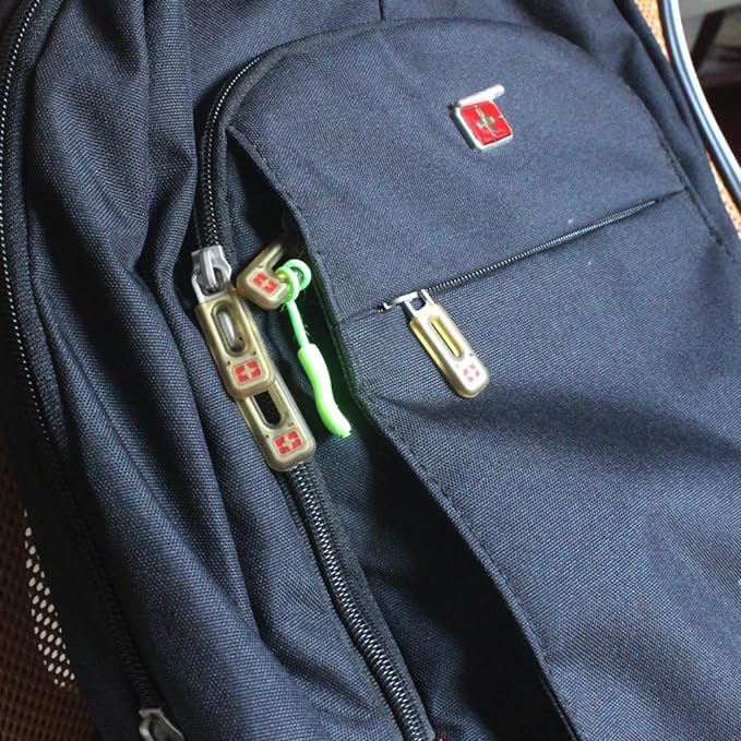 10-Pack Heavy Duty Zipper Pulls - Military Green Zipper Tabs, Cord Pulls & Zip Fixers for Backpacks, Jackets, Luggage, Purses - Upgrade Your Gear with Durable Zipper Extensions (Great for Outdoor, Travel & Daily Use)