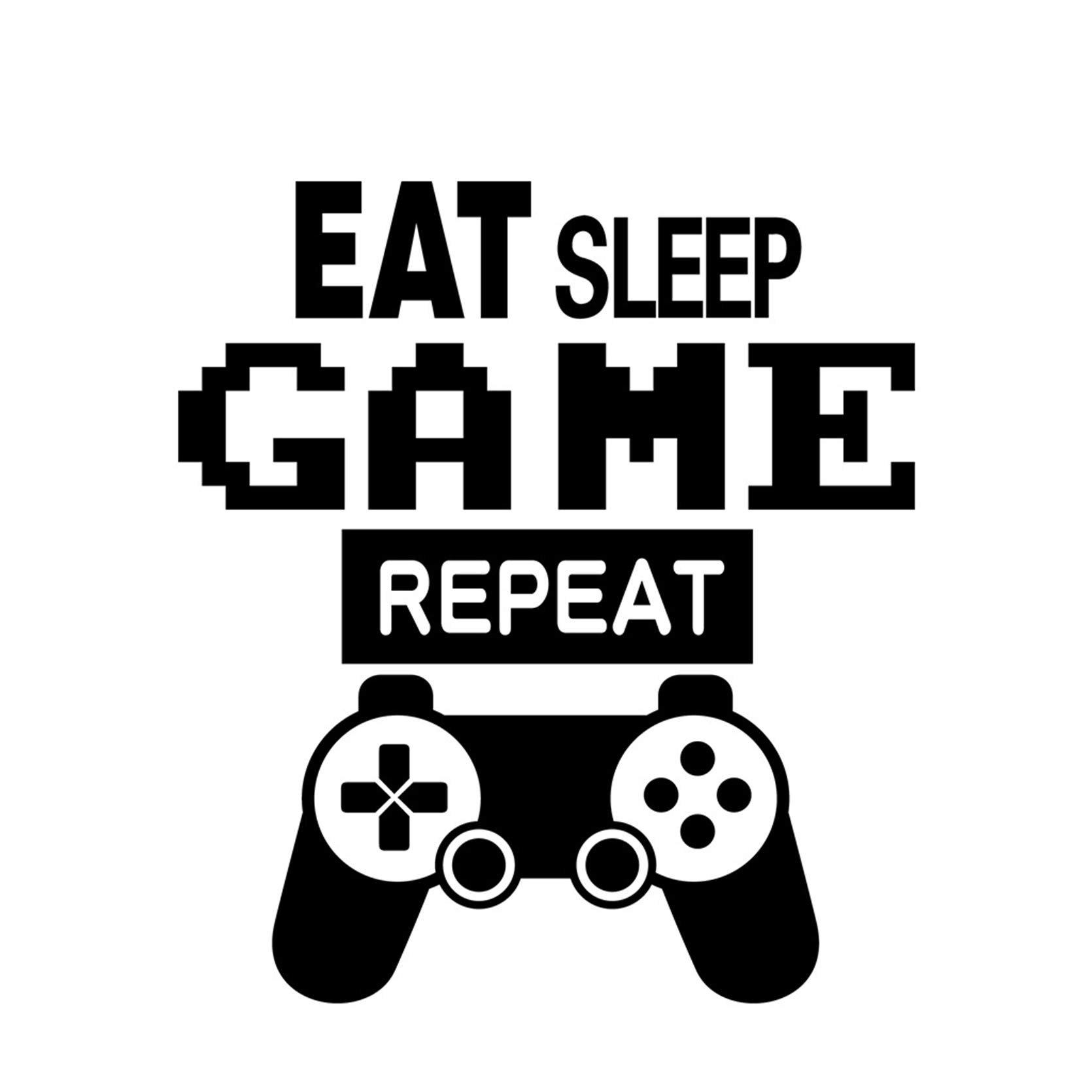Video Game Wall Decals & Stickers - Gaming Controller & Joystick Vinyl Wall Art for Playroom & Game Room Decor - Perfect for Gamer Bedroom, Man Cave, and Kids' Gaming Zone