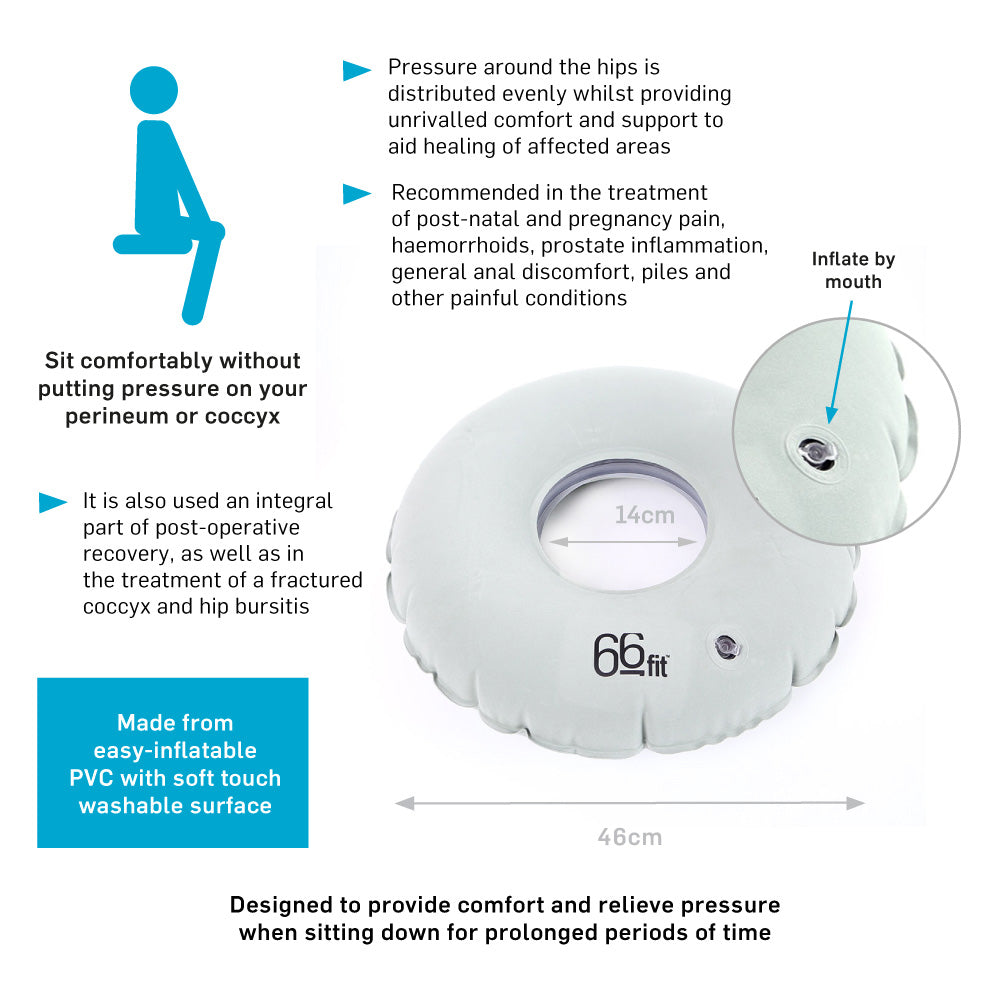 66Fit Inflatable Round Cushion - 46cm/18