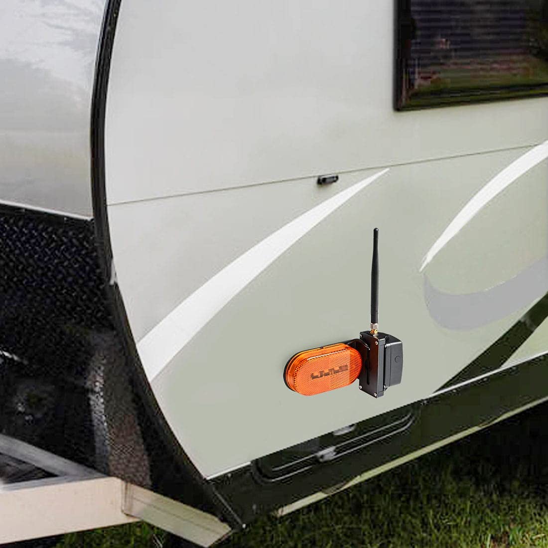 Haloview CA112L Wireless RV Left Side Marker Light Camera - HD Backup Camera for Trailers, Trucks, and Motorhomes - Easy Installation & Night Vision - Perfect for Parking and Reversing Safety