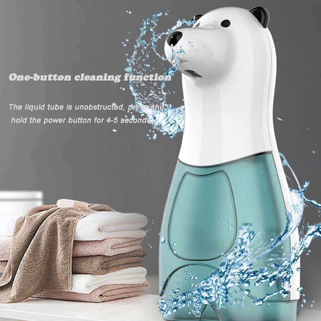 Touchless Automatic Soap Dispenser with Infrared Motion Sensor - 11oz/350ml Hands-Free Soap Dispenser for Kitchen, Bathroom, Office & Hotel - Ideal for Home, School and Commercial Use