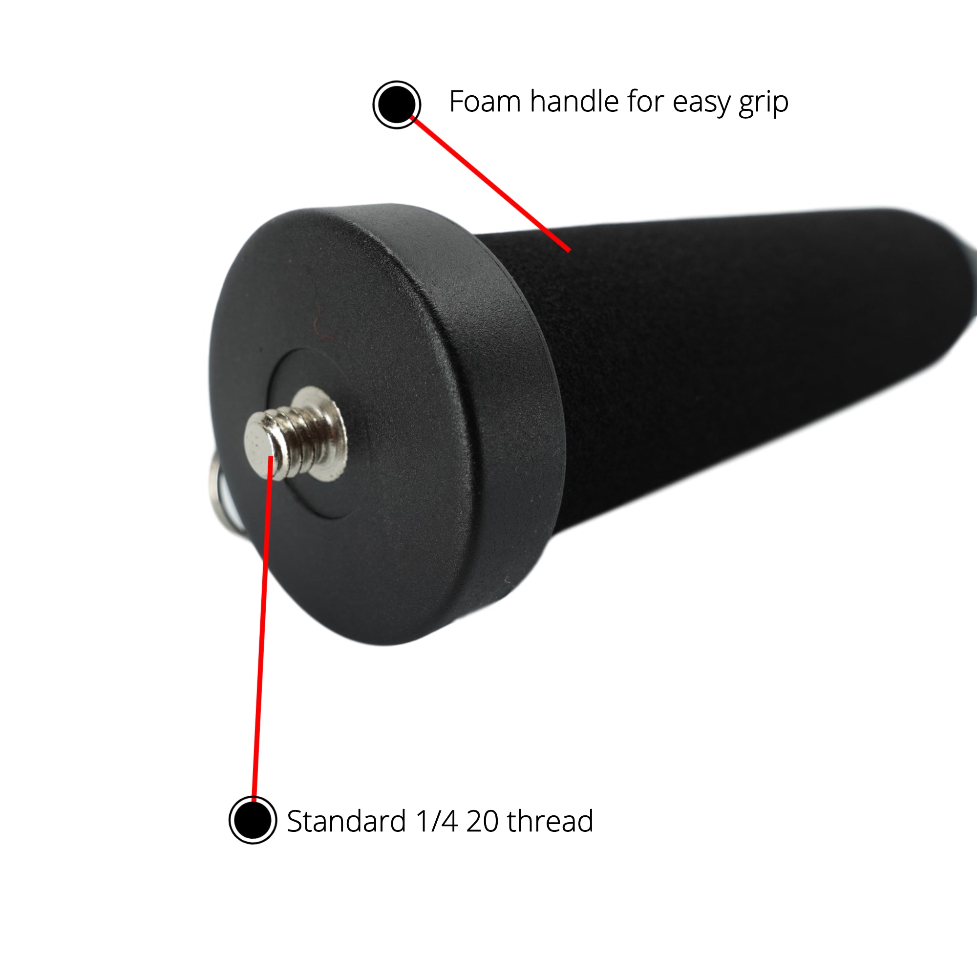 iOgrapher Monopod - Adjustable Smartphone & Camera Stand for Vlogging, Filming & Photography - Perfect for Travel, YouTube & Social Media Content Creation