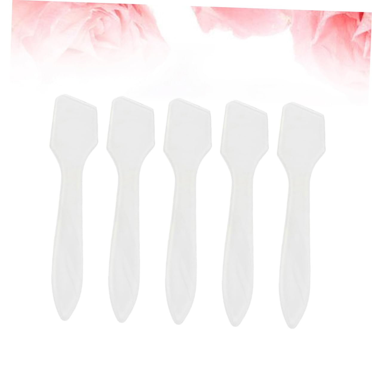 Healeved 300pcs Disposable Makeup Spatulas - Face Mask Scoop, Lip Gloss Applicator, Cream Spreader - Perfect for Salon, Spa, Home Skincare & Makeup Application