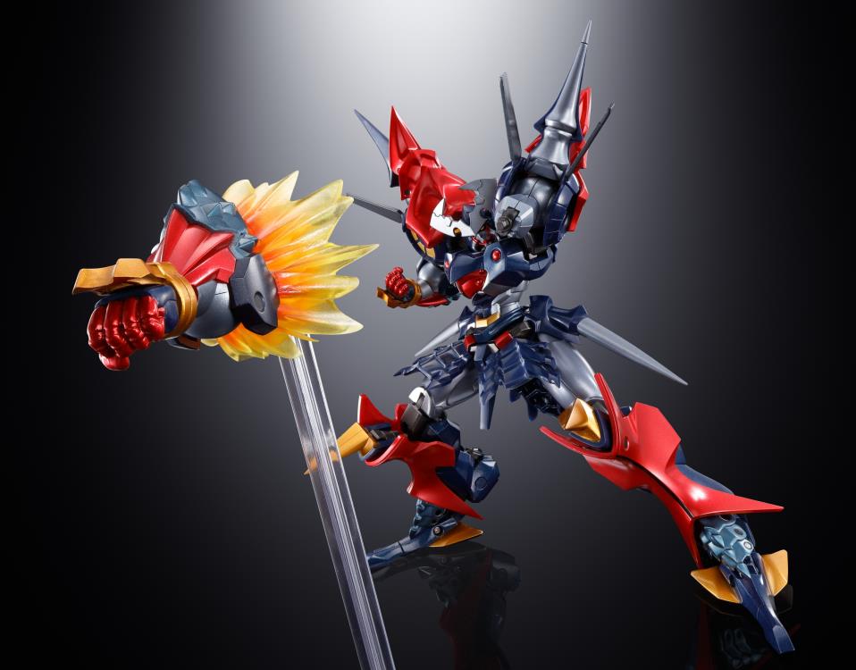 Bandai Soul of Chogokin GX-46R Dygenguar & Aussenseiter Super Robot Wars OG Action Figure - Collectible Anime Robot Model for Display & Gaming Enthusiasts
