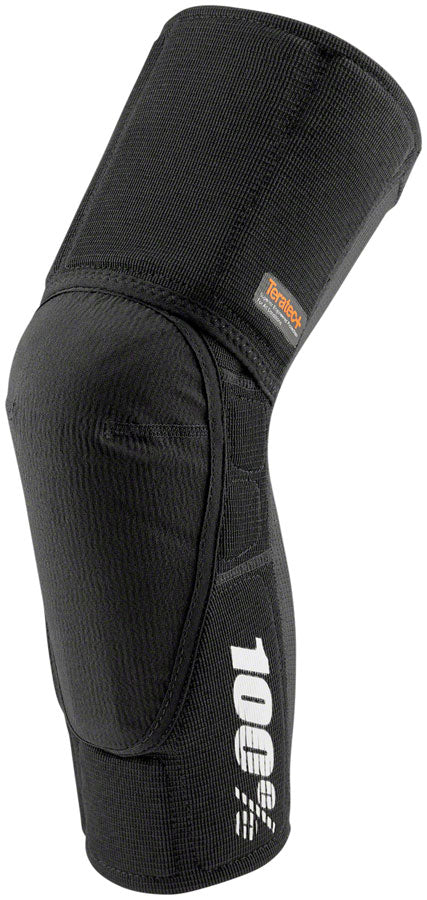 Premium 100% Teratec Knee Guards - Black, Medium Size - Perfect for Cycling, Motorcycling & Extreme Sports Protection