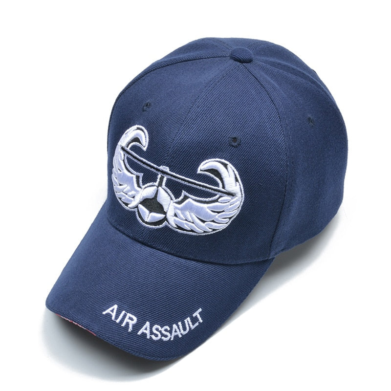 Army Tactical Baseball Cap for Men & Women - Cotton Snapback Military Style Air Assault Pattern Hat - Perfect for Outdoor Activities, Hiking, and Military Enthusiasts
