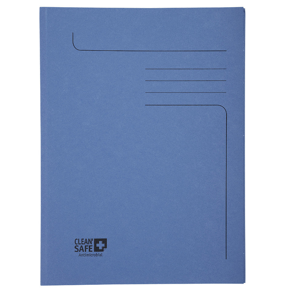 Exacompta Clean'Safe A4 Folder with 2 Flaps - Set of 5 for Office, School & Document Organization - Perfect for Filing, Storage & Paper Protection