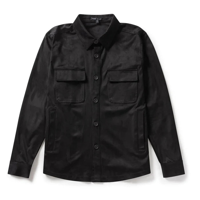 Premium Robert Barakett Suede Shirt Jacket for Men - Soft & Stylish Casual Wear - Perfect for Fall & Winter Outfits