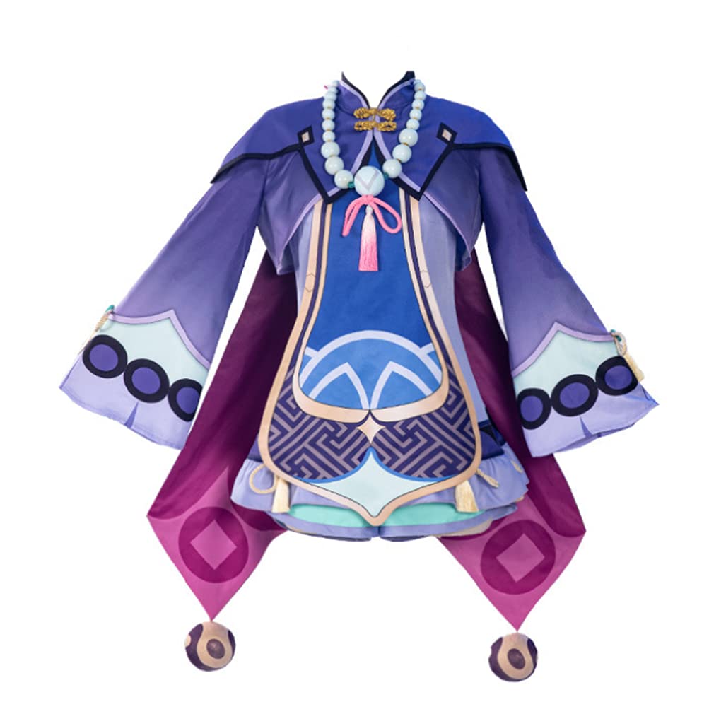Haocoyee Anime Qiqi & Klee Genshin Impact Cosplay Costume Dress | Official Character Outfit for Halloween, Comic Con & Cosplay Events | Perfect for Fans & Collectors