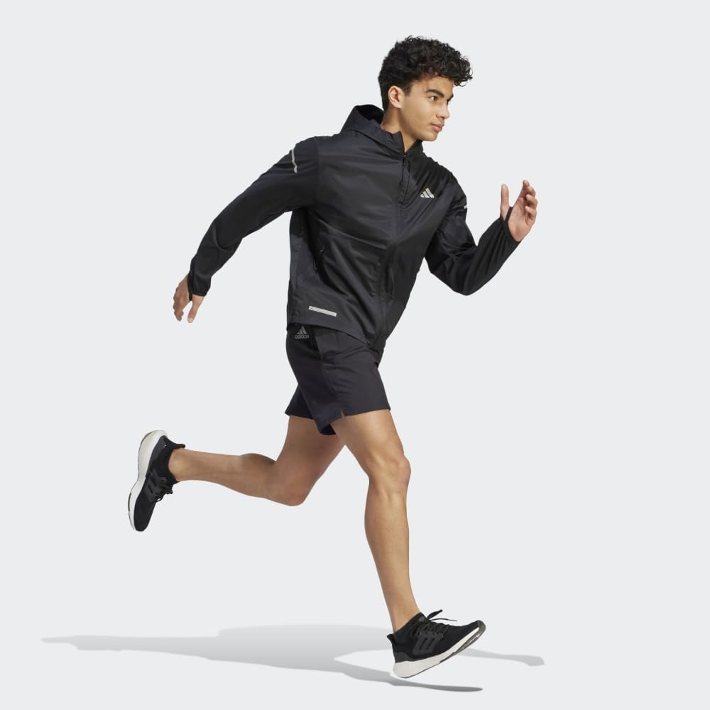 adidas Ultimate Jacket for Men - Lightweight Waterproof Windbreaker Outdoor Running Hiking Jacket - Perfect for Jogging, Travel & Casual Wear