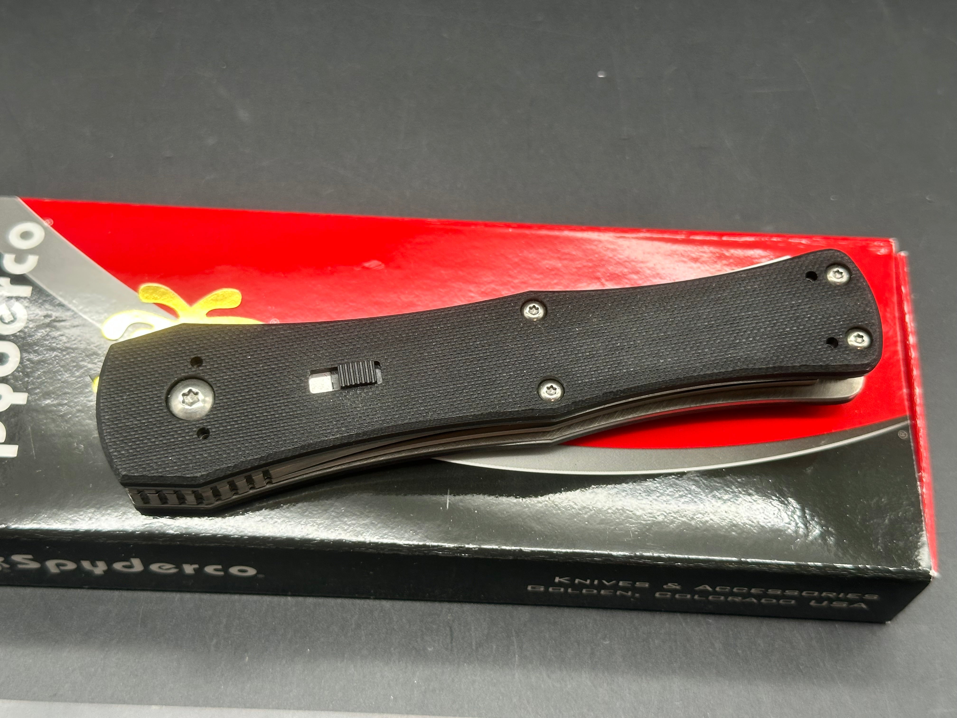 Spyderco Janisong Folding Knife - High-Quality EDC Pocket Knife for Outdoor, Camping & Everyday Use