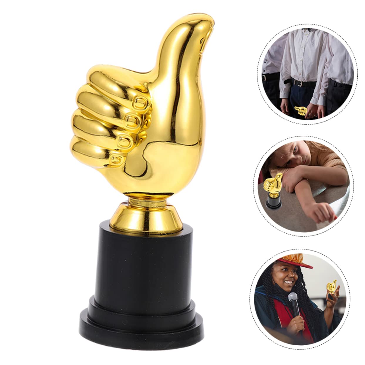 Happyyami Golden Kids Trophy Awards - Elegant Home Decor, Party Favors & Toddler Toys - Perfect for Birthday Parties, School Achievements & Sports Awards