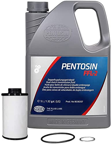 Pentosin 8038207-KIT 5L Automatic Transmission Fluid Kit - Compatible with Audi, BMW, VW | Smooth Gear Shifting & Extended Transmission Life | Ideal for DIY Car Maintenance & Professional Auto Repair