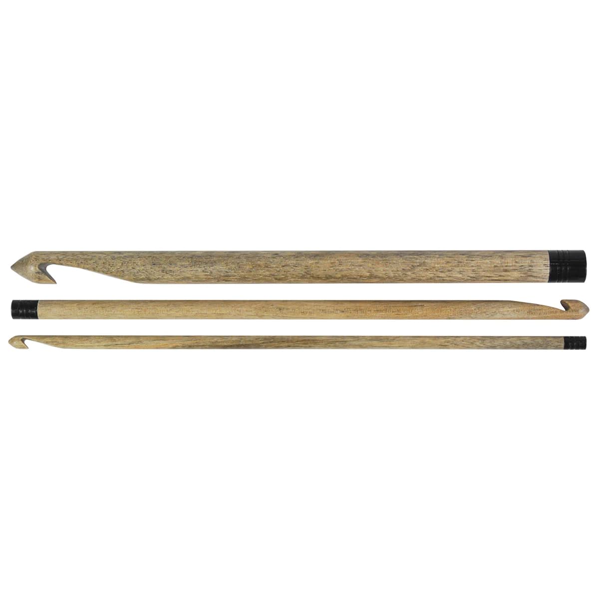 Lykke Driftwood Size J (6mm) Crochet Hook - Premium Wooden Knitting Needle for Yarn Crafts, DIY Projects & Handmade Gifts