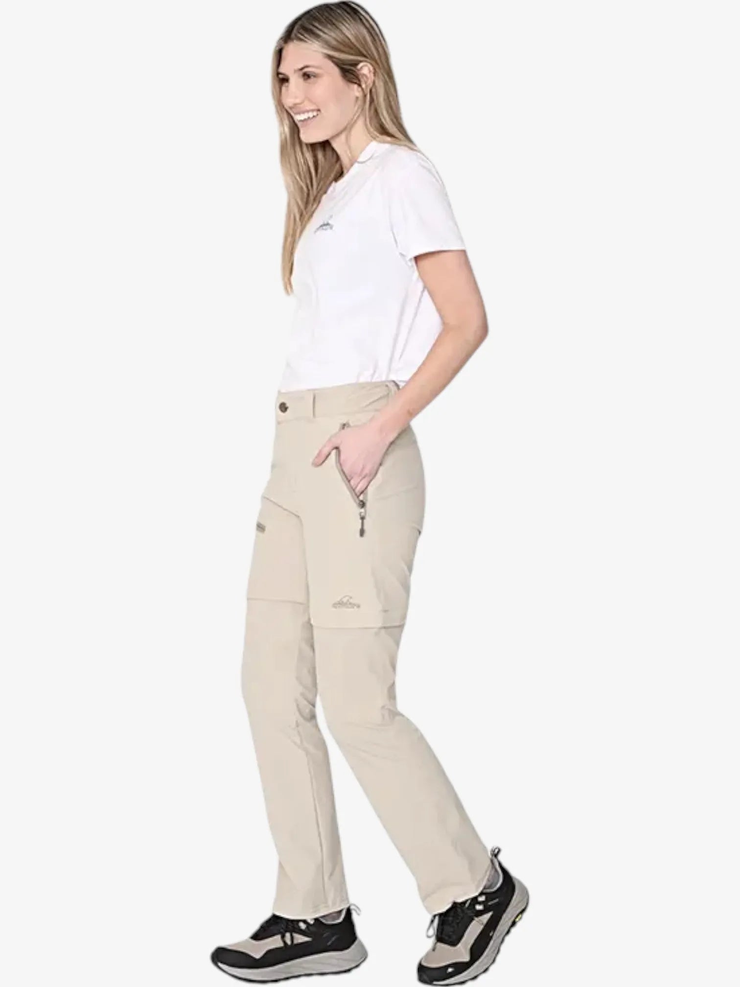 Women's Convertible Hiking Pants Jamaica Trekking - Lightweight, Quick-Dry, UPF 50+ for Outdoor Adventures, Travel & Camping
