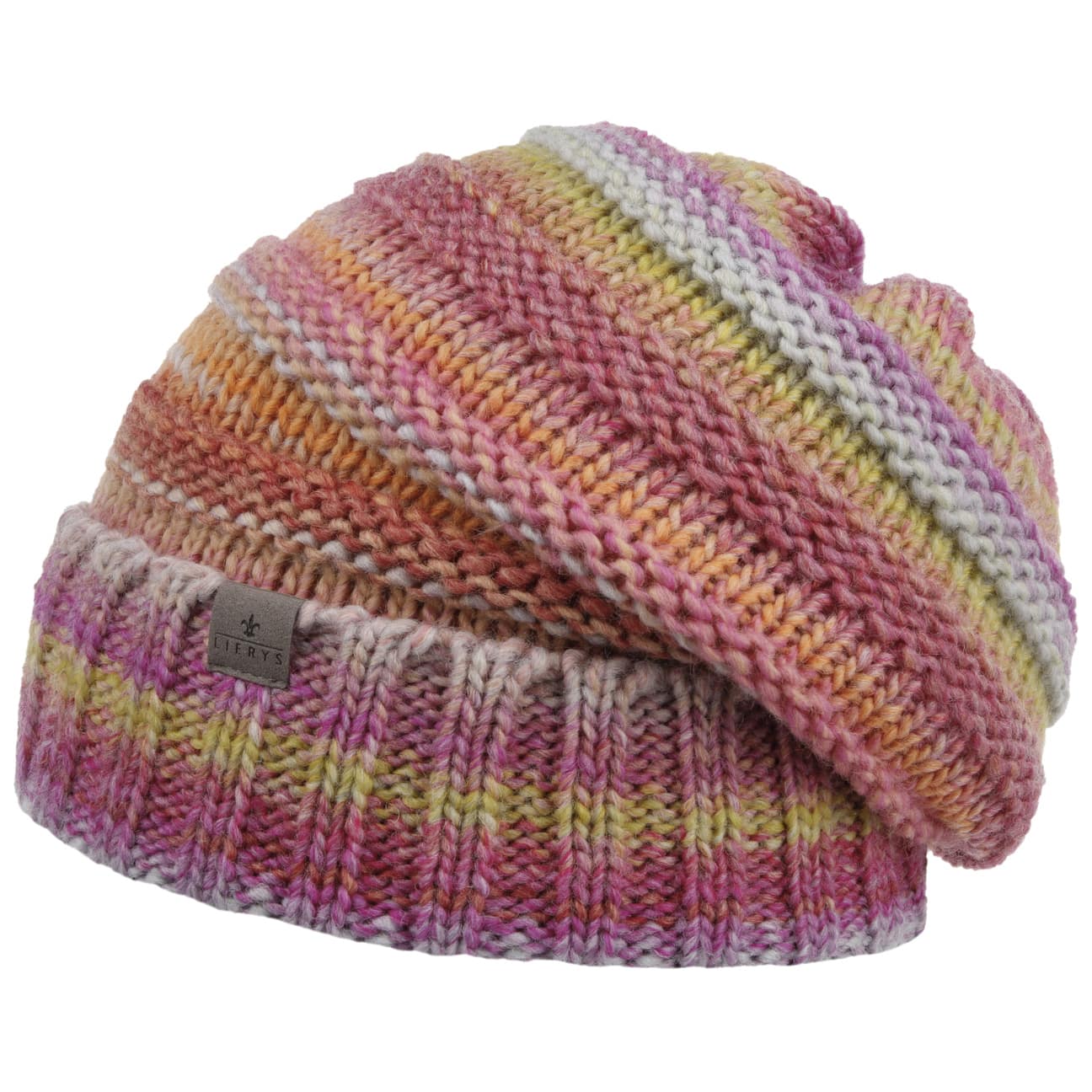 Lierys Bernardo Oversize Knit Hat - Soft Chunky Cable Knit Beanie for Women & Men | Winter Warm Slouchy Hat for Outdoor Activities, Skiing & Casual Wear