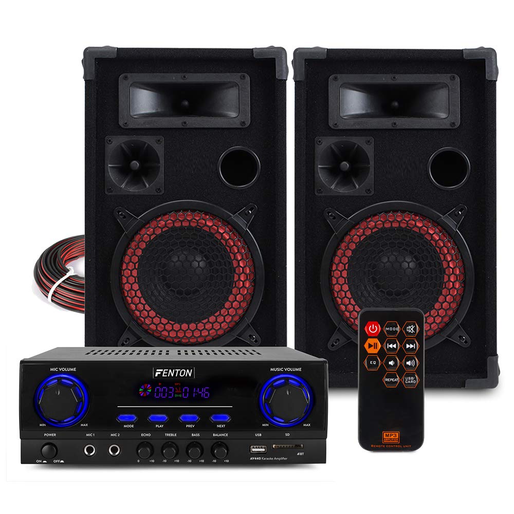 MAX XEN-3508 500W HiFi Home Audio System with Bluetooth Stereo Amplifier, Multimedia Player & Karaoke - Premium Sound System for Music, Parties & Home Entertainment | Perfect for Living Rooms, Game Nights & Karaoke Parties