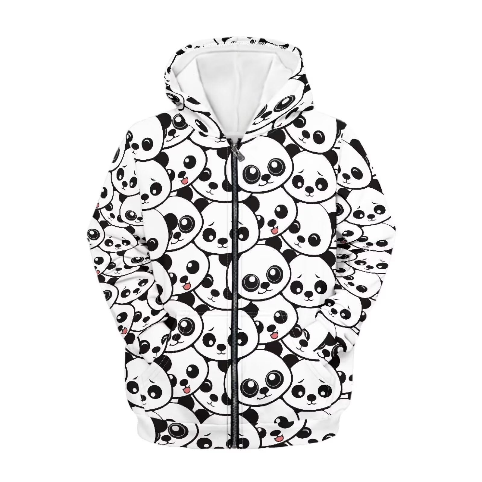 Girls Zip Up Hoodie - Kids Fleece Sweatshirt with Hood, Streetwear Style for School & Play | Cozy Winter & Fall Outerwear for Girls