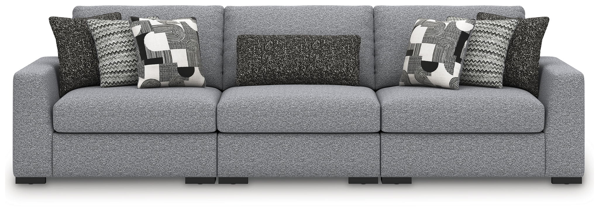 Bealton Modern Sectional Sofa with Reversible Chaise - Comfortable L-Shaped Couch for Living Room, Family Room & Apartment - Soft Upholstered Fabric & Sturdy Frame