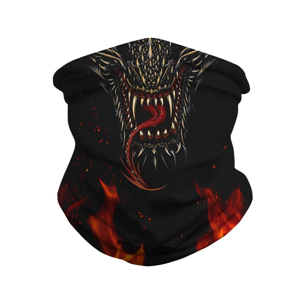 Azuki Novelty Face Mask for Men & Women - Breathable Neck Gaiter & Bandana for Dust Protection, Outdoor Activities, Festivals & Sports | Perfect for Hiking, Cycling, Concerts & Daily Commute