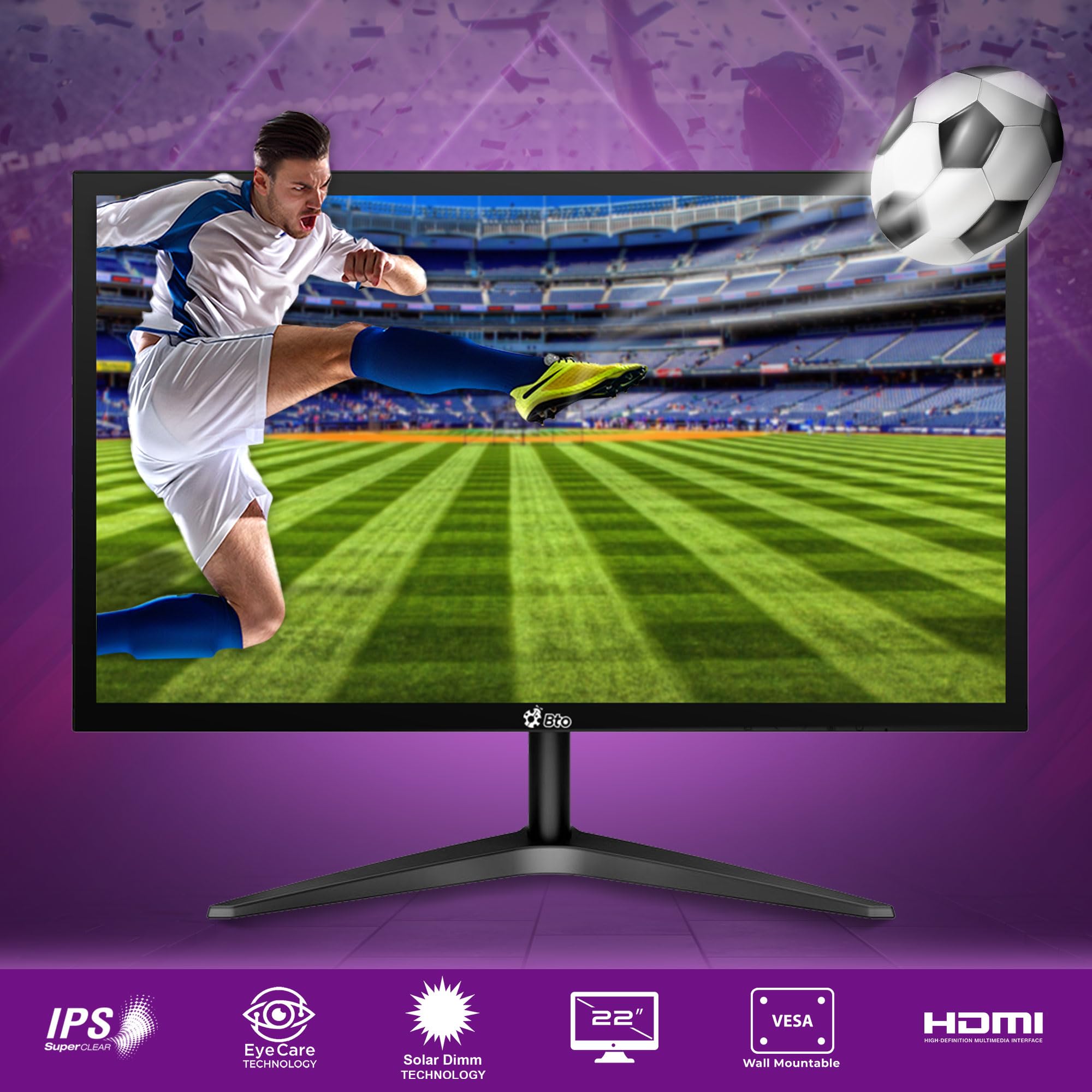 RGB Gaming PC & Monitor Bundle - Intel Core i5-6th Gen, 16GB DDR4, 512GB SSD, NVIDIA GT 1030 2GB, 22