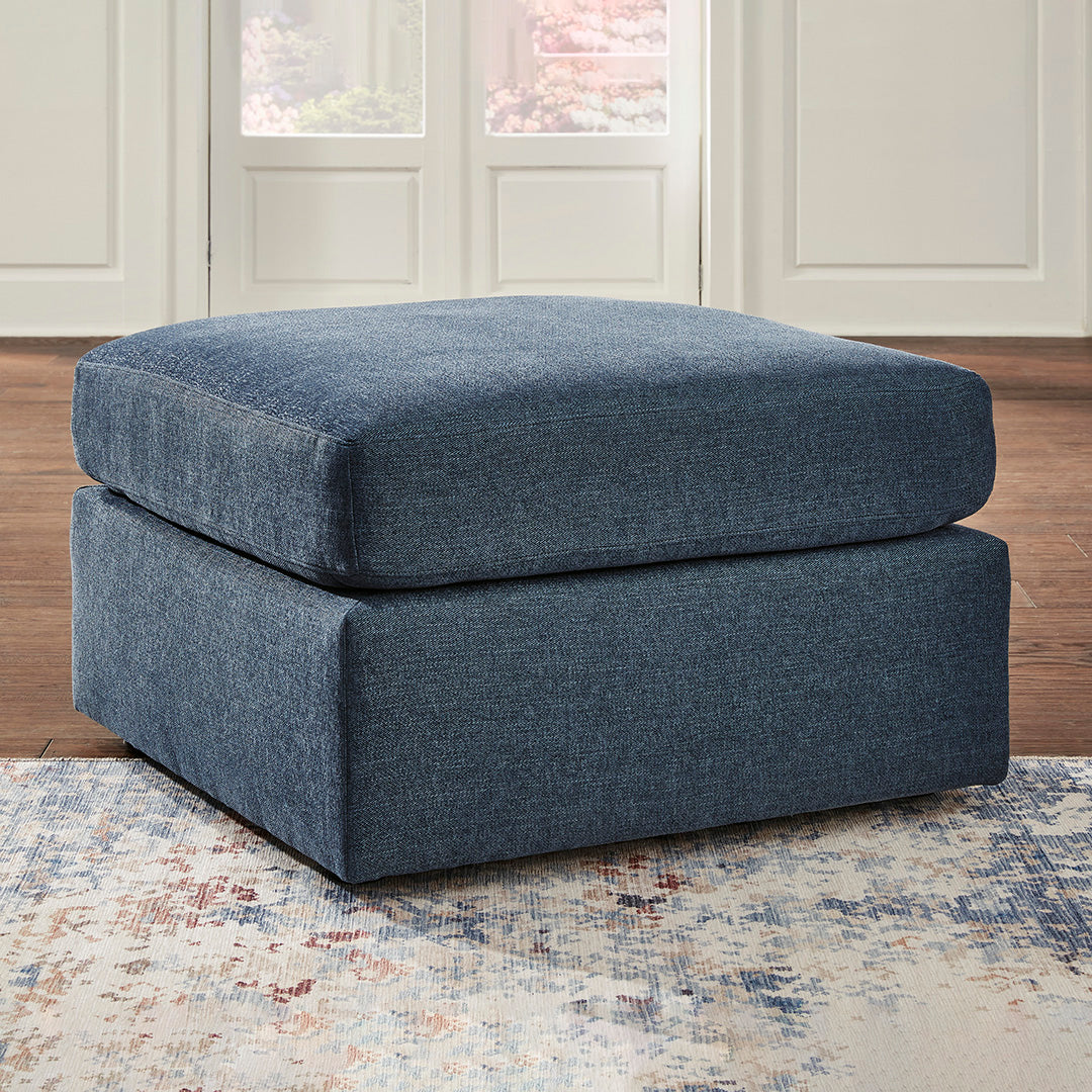 Modmax Oversized Accent Ottoman - Large Round Footstool with Storage, Soft Velvet Upholstery for Living Room, Bedroom & Nursery - Perfect as Coffee Table, Extra Seating or Stylish Home Decor