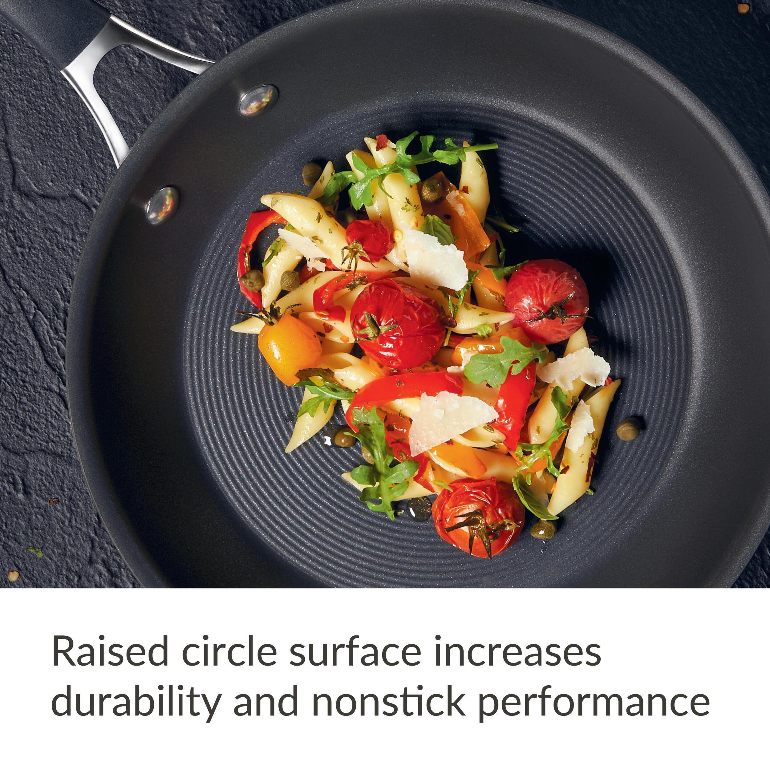 Circulon Momentum 11-Piece Stainless Steel Nonstick Cookware Set with Glass Lids - Pots & Pans for Induction Cooking, Oven & Dishwasher Safe - Perfect for Home Chefs & Professional Kitchens