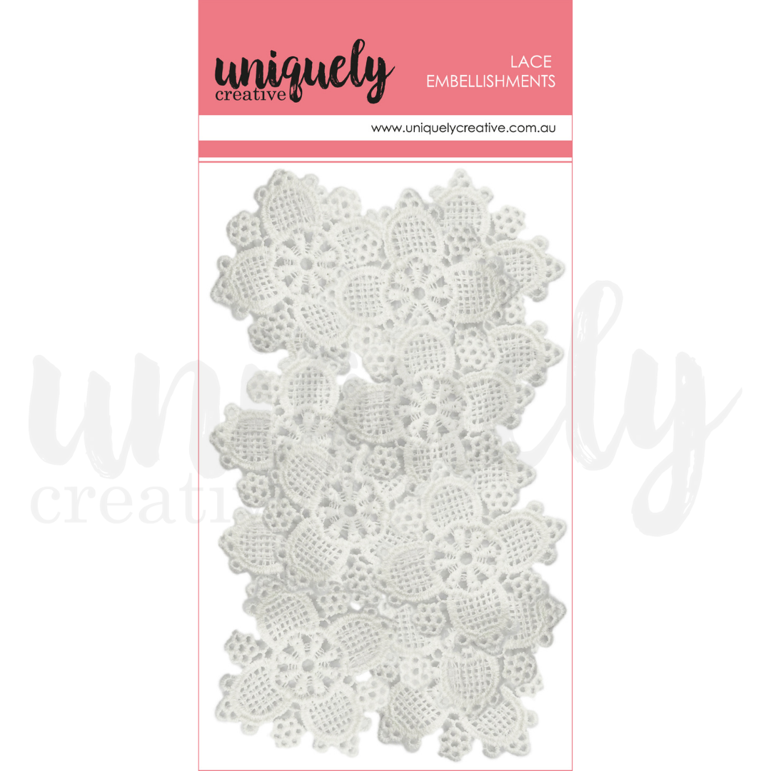 Elegant Lace Flower Appliques for DIY Crafts, Wedding Decorations & Fashion Accessories - Perfect for Dress Embellishment, Scrapbooking & Home Decor