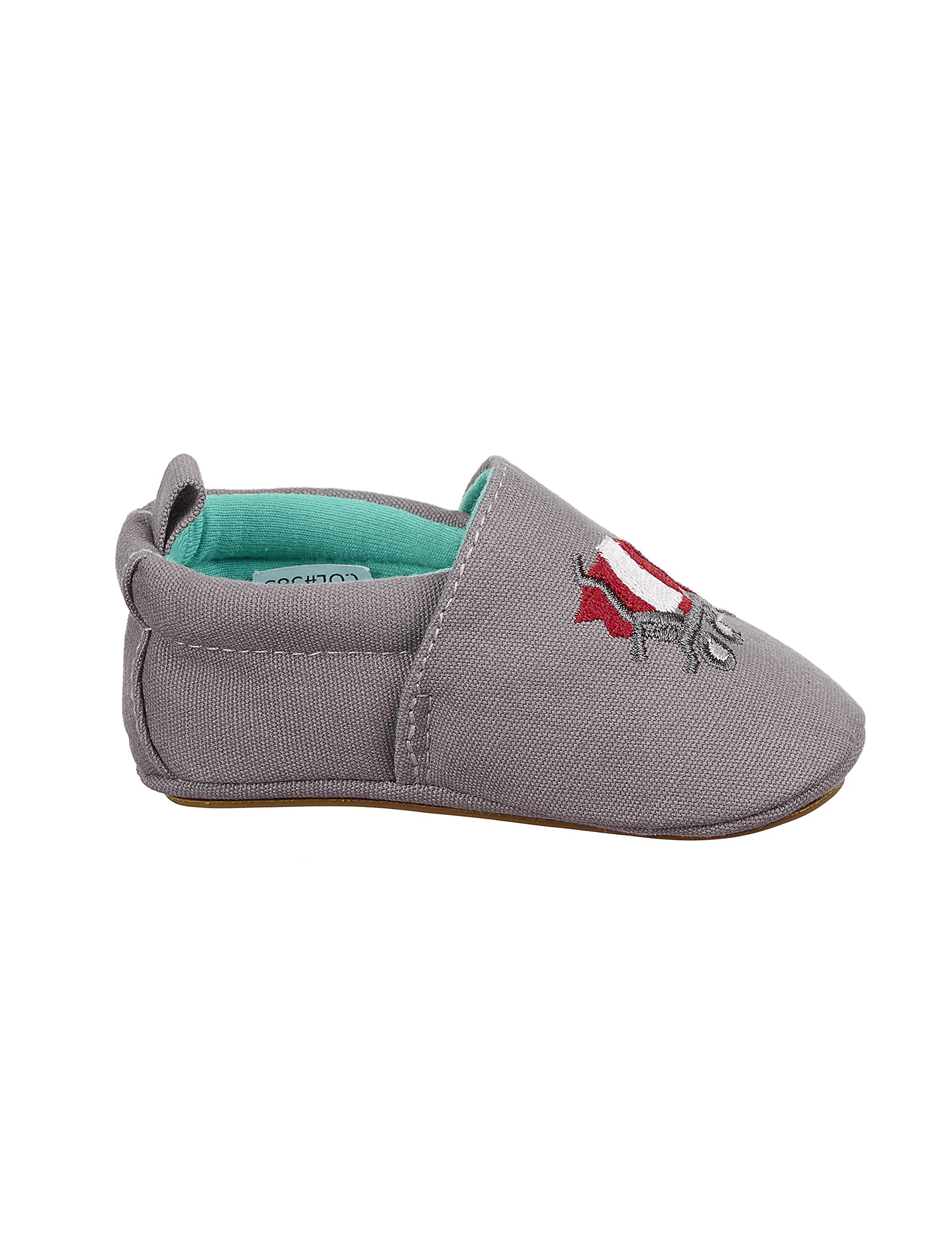 Baby Boys' Non-Slip Walking Slippers - Soft Sole First Walkers Shoes for Toddlers 12-24 Months - Perfect for Indoor Play & Early Steps Development