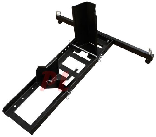 Heavy Duty Motorcycle Wheel Chock Stand - Universal Bike Stabilizer for Trucks, Trailers & Garage Floors - Secure Parking & Transport Solution for Harley, Honda, Yamaha & More (Perfect for Road Trips, Storage & Maintenance)