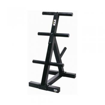 Troy VTX T OPT Olympic Plate Tree - Heavy Duty Weight Plate Storage Rack for Home & Commercial Gyms - Perfect for Olympic Weight Plates Organization & Strength Training Equipment Storage