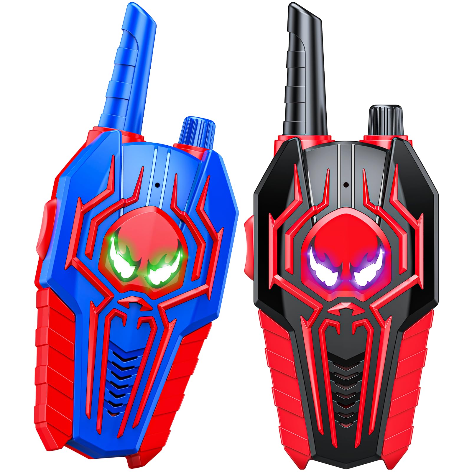 Exssary Kids Walkie Talkies 2 Pack - Best Outdoor Toys for Boys & Girls Ages 3-8 | Birthday Gifts, Camping & Backyard Adventure Games for Children | Long Range Communication Device for Siblings & Friends