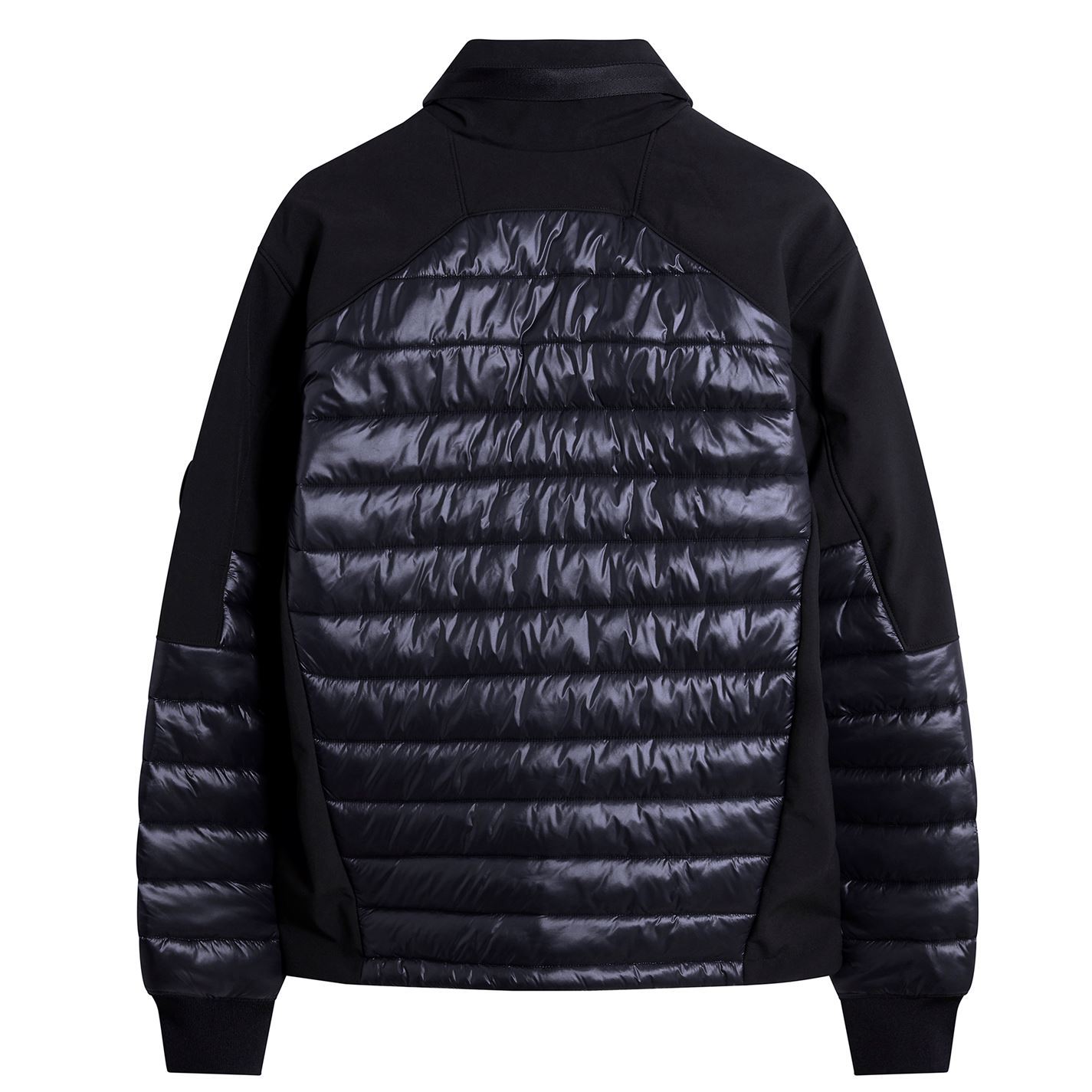 CP Company Navy Shell Mix Jacket - Waterproof Windbreaker for Men | Outdoor Hiking, Travel & Urban Streetwear Fashion