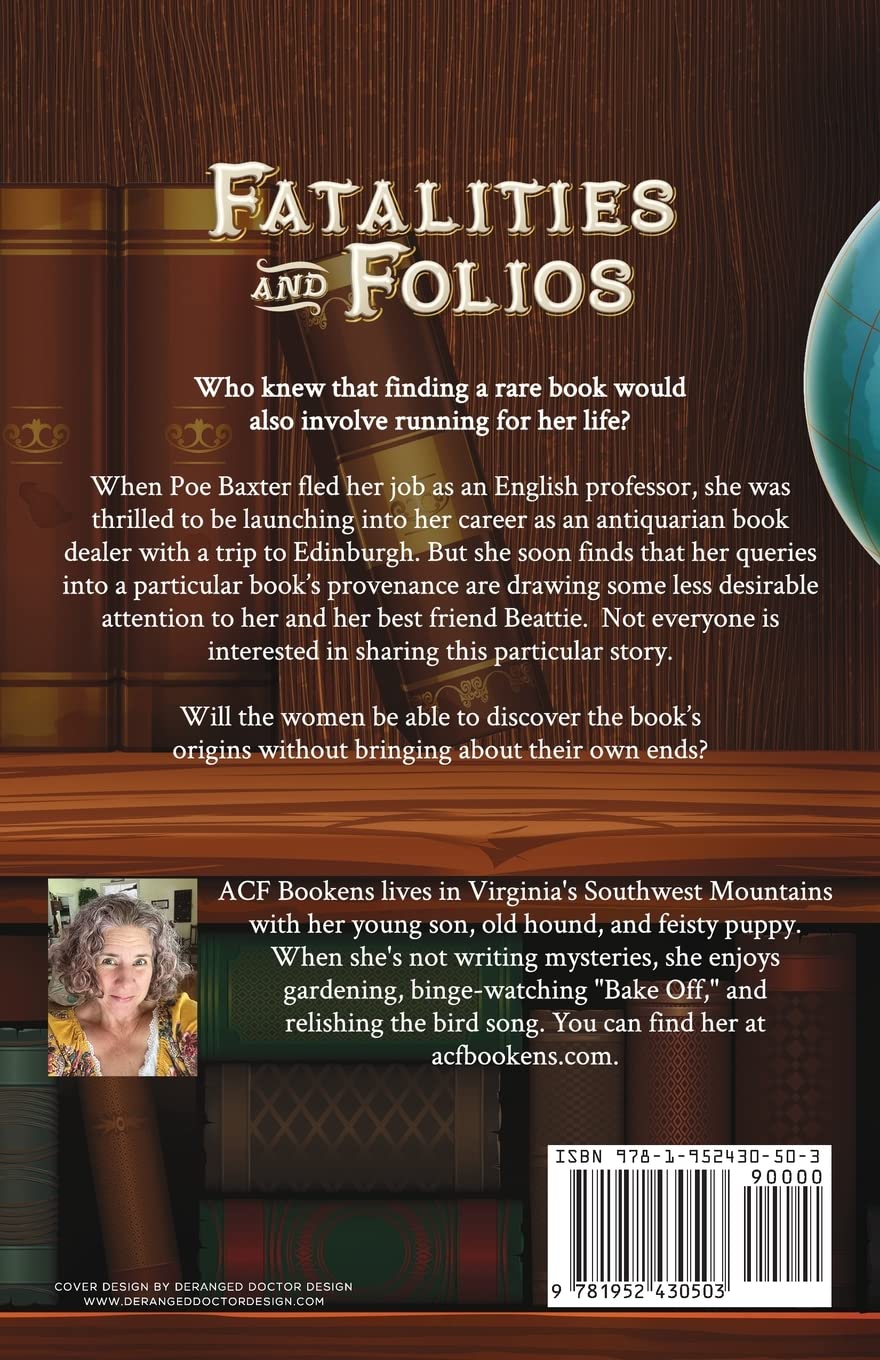 Fatalities and Folios (Poe Baxter Books Series) - Gothic Mystery Novel for Adults | Perfect for Book Clubs & Dark Academia Lovers