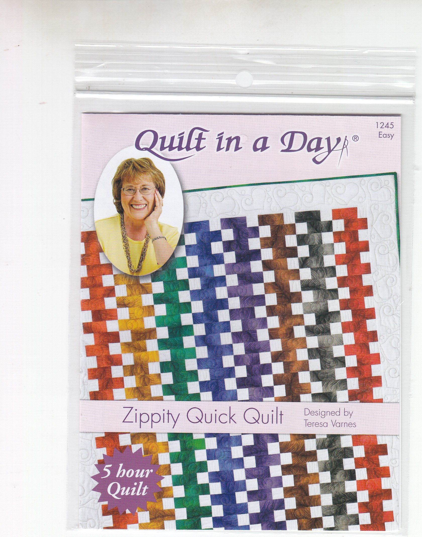 Eleanor Burns Zippity Quick Quilt Pattern - Easy DIY Quilting Kit for Beginners by Quilt in a Day | Perfect for Home Decor, Baby Blankets & Gift Making
