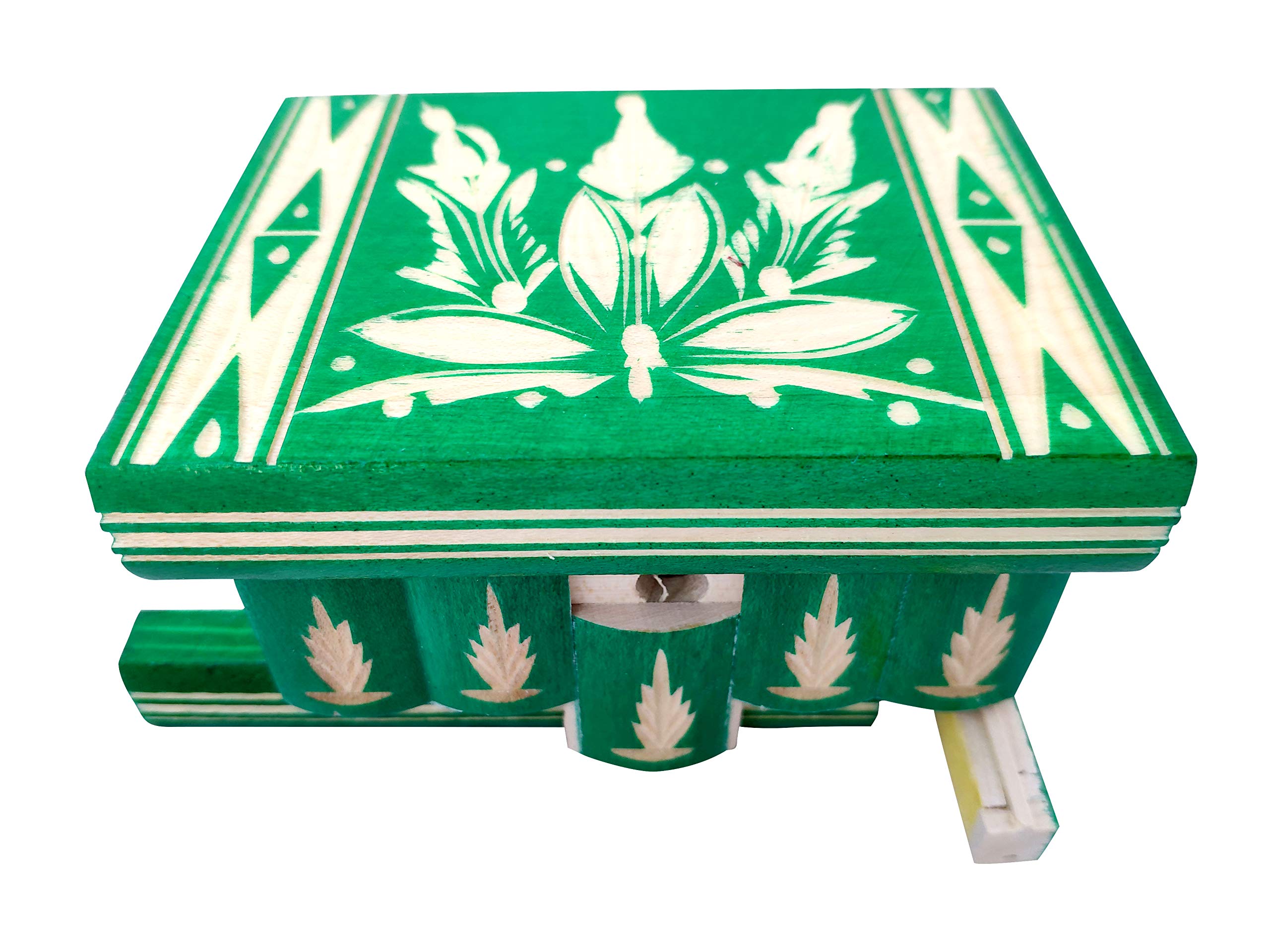 Handcrafted Wooden Puzzle Jewelry Box with Hidden Compartment & Key - Secret Carved Puzzle Box for Adults & Kids - 4
