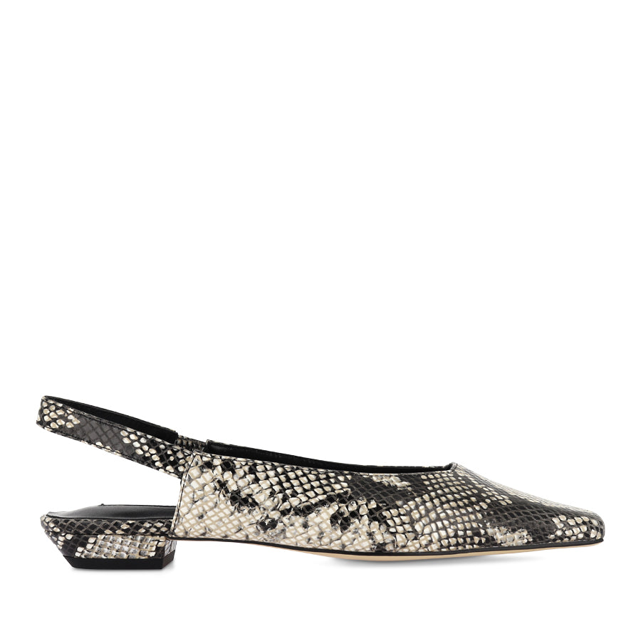 AKITA ECRU SNAKE Print Handbag - Fashionable Women's Shoulder Bag for Work, Travel & Evening Out