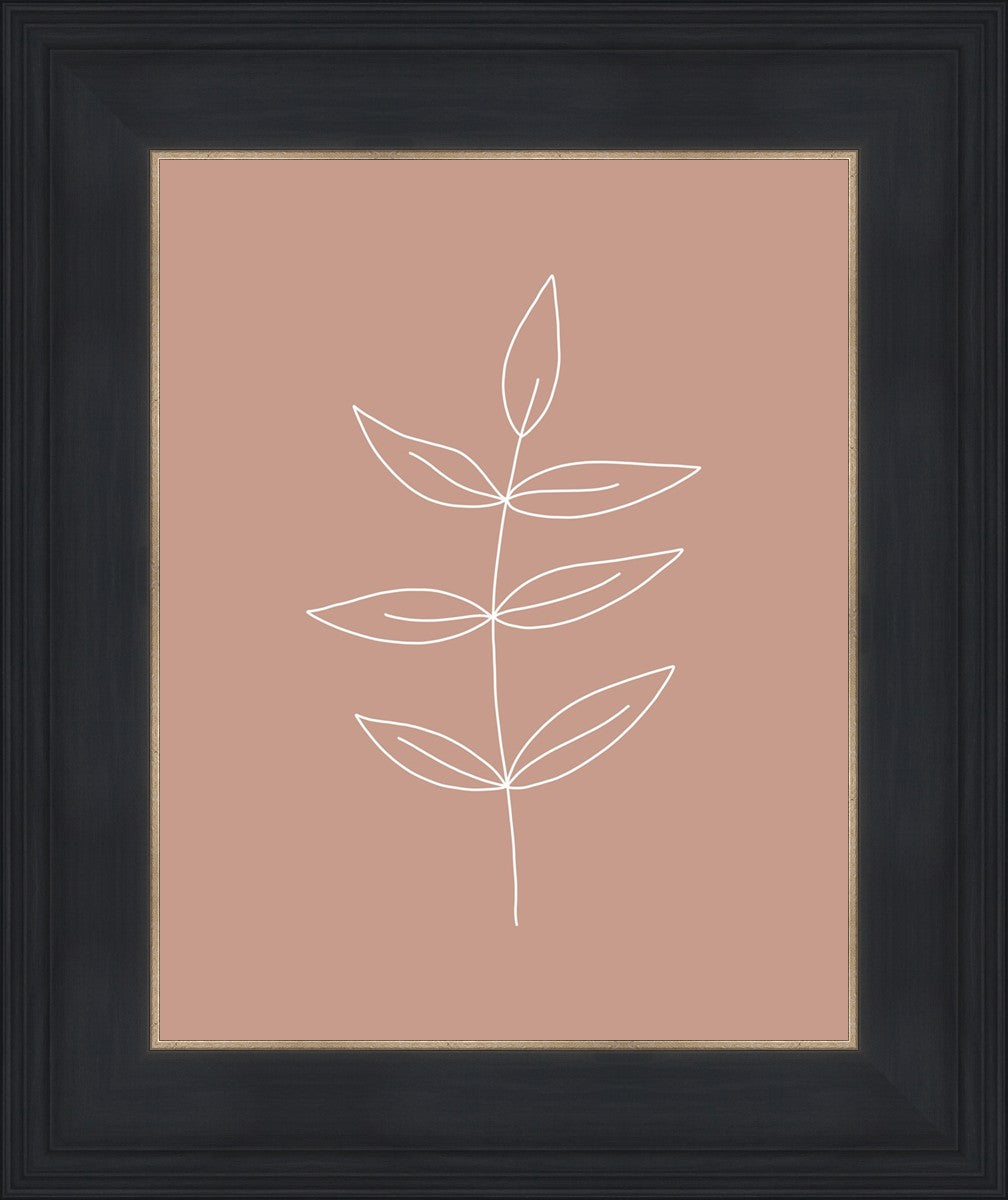 Minimalist Pink Leaves Design - Elegant Home Decor for Living Room, Bedroom & Office | Perfect for Wall Art, Throw Pillows & Gift Ideas