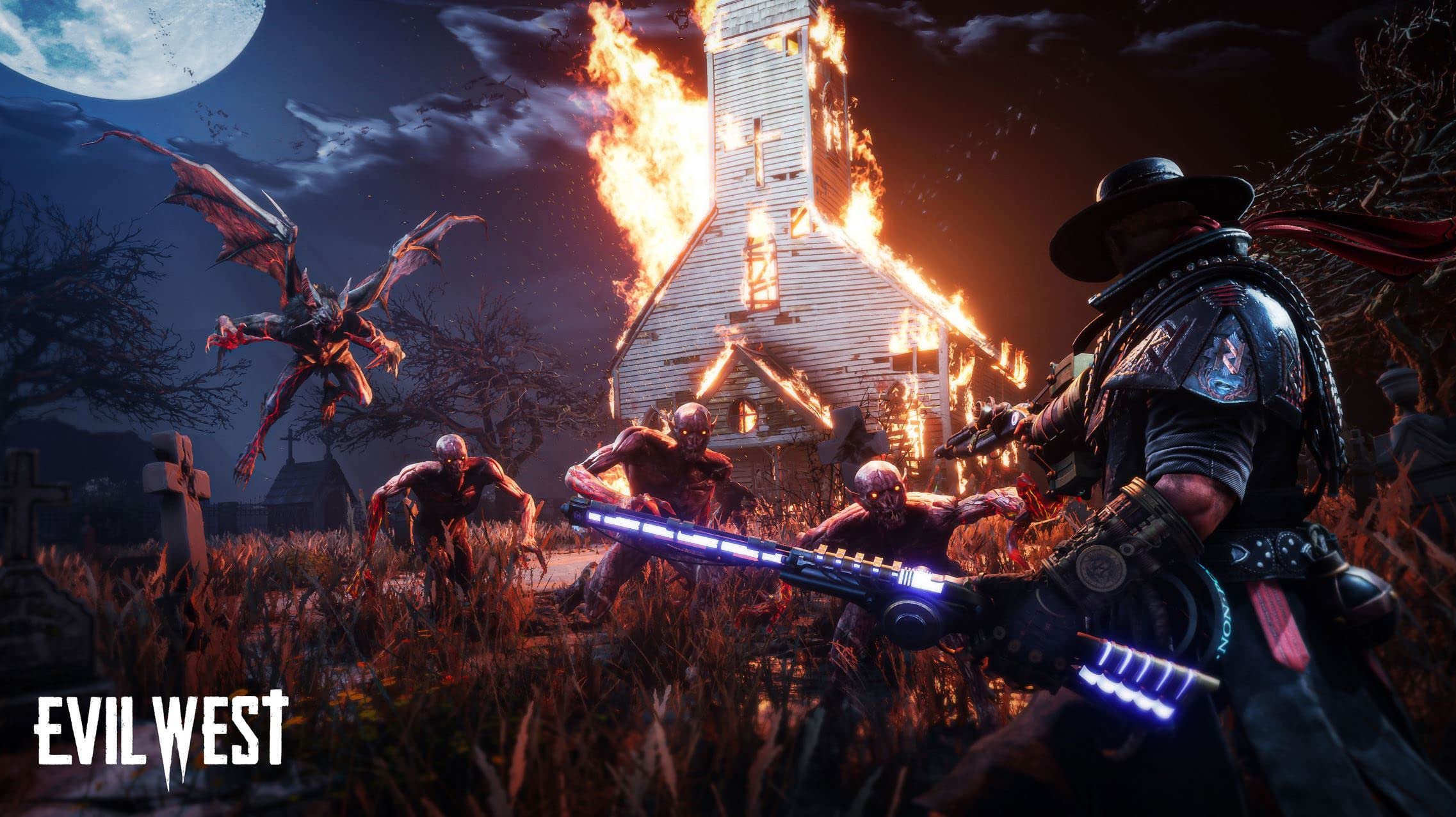 Evil West - PlayStation 5 Game | Action-Adventure Horror Shooter | Explore Dark Fantasy Wild West | Perfect for Horror & Western Fans