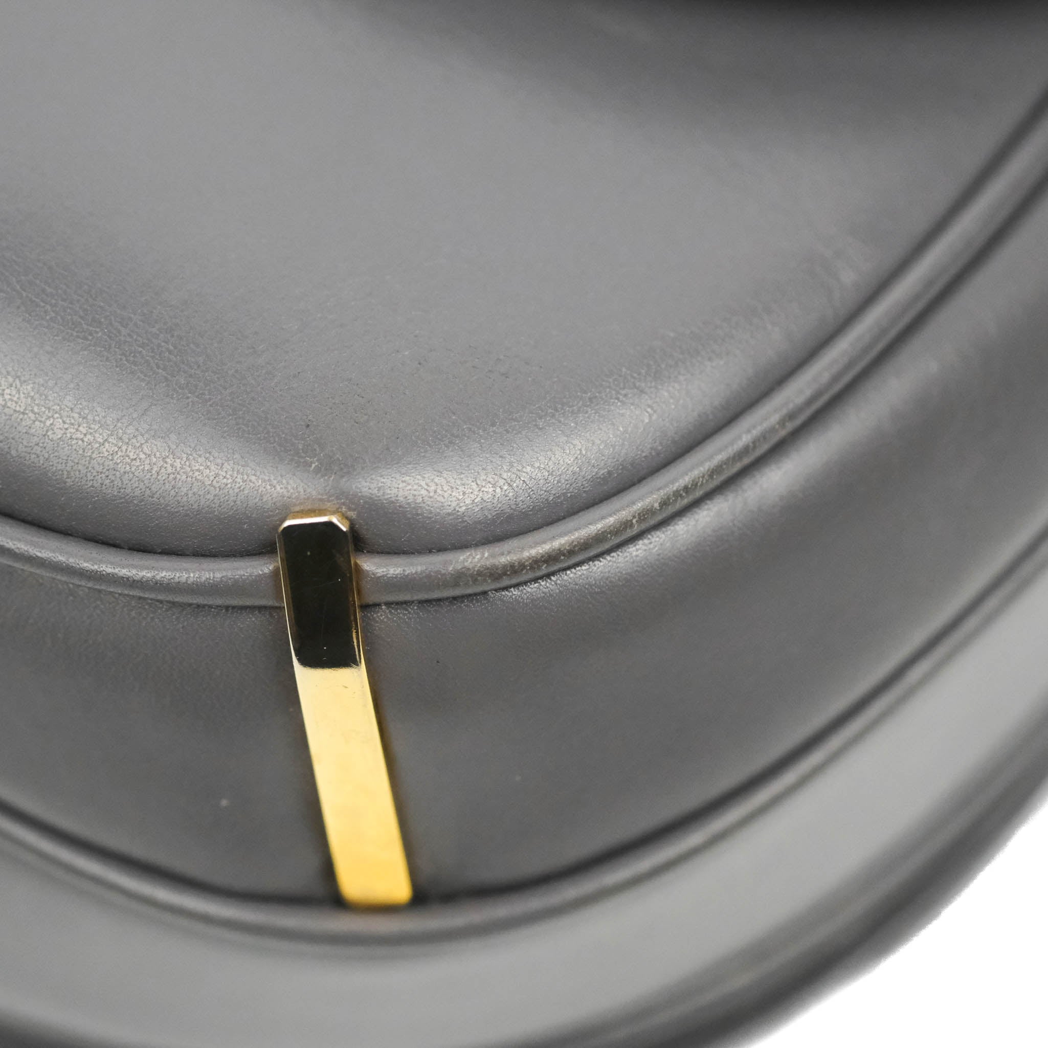 Vintage Celine Royal Triomphe Lock Crossbody Bag in Grey - Elegant Shoulder Purse for Women, Perfect for Date Night & Evening Events