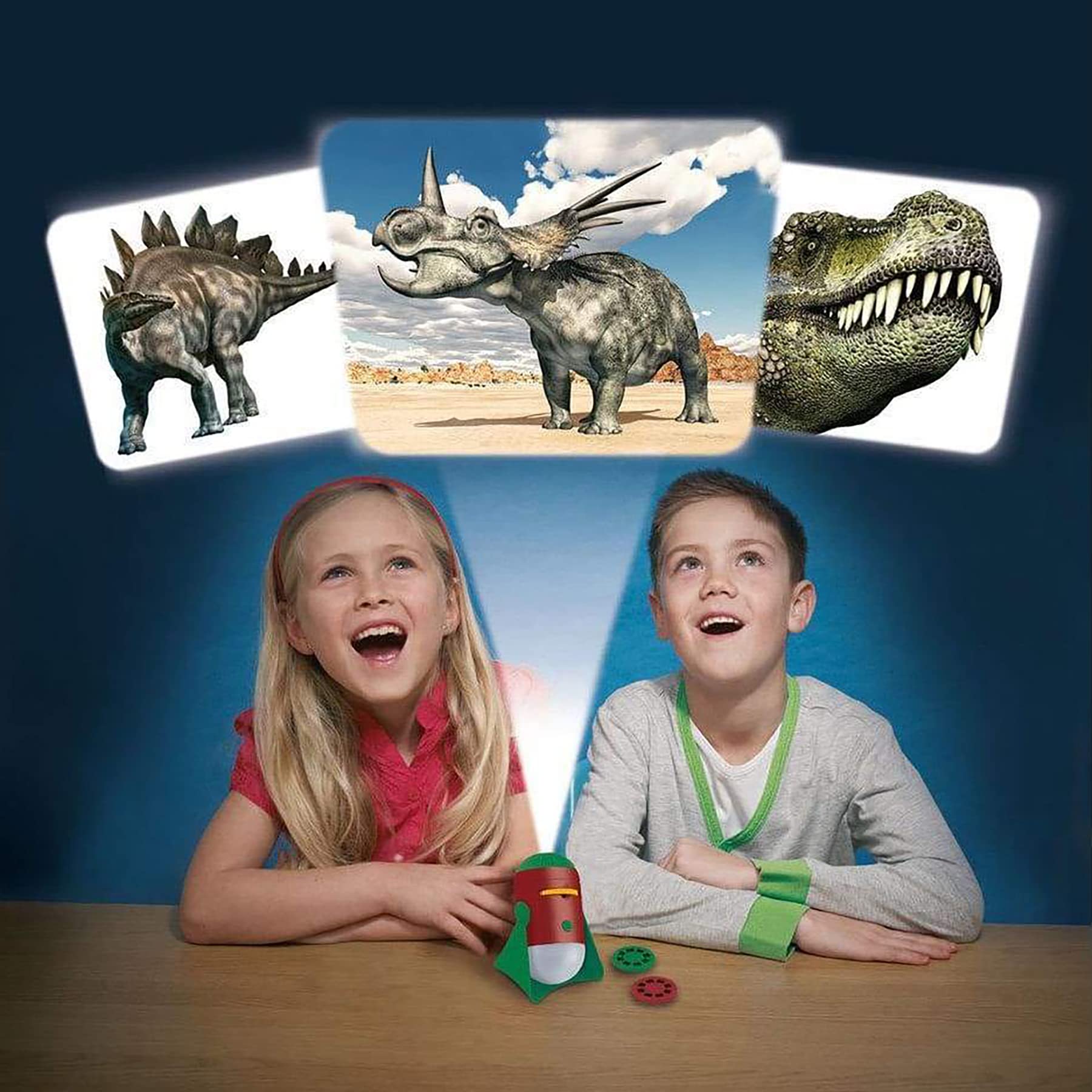 Brainstorm TOYS E2046 Dinosaur Projector and Nightlight for Kids - Bedroom Decor, Storytime Fun, and Soothing Night Light for Nursery & Playroom